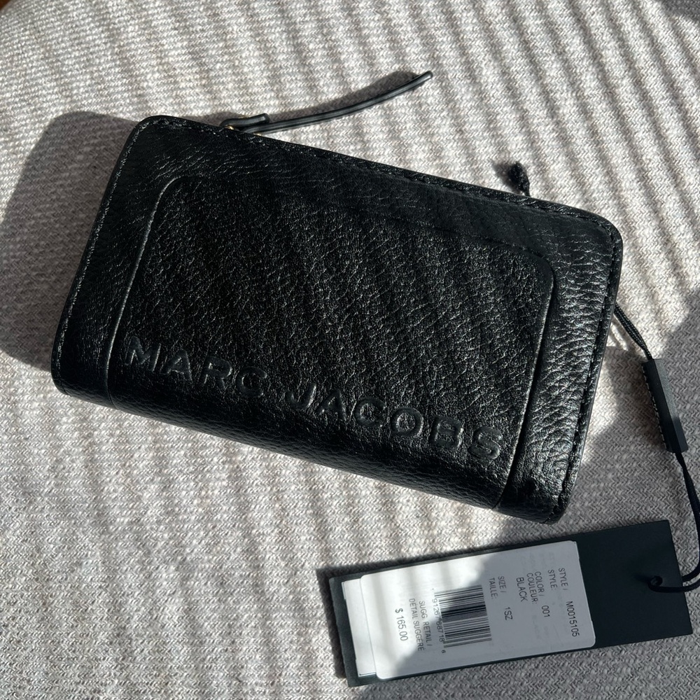 Marc Jacobs Black Leather Wallet